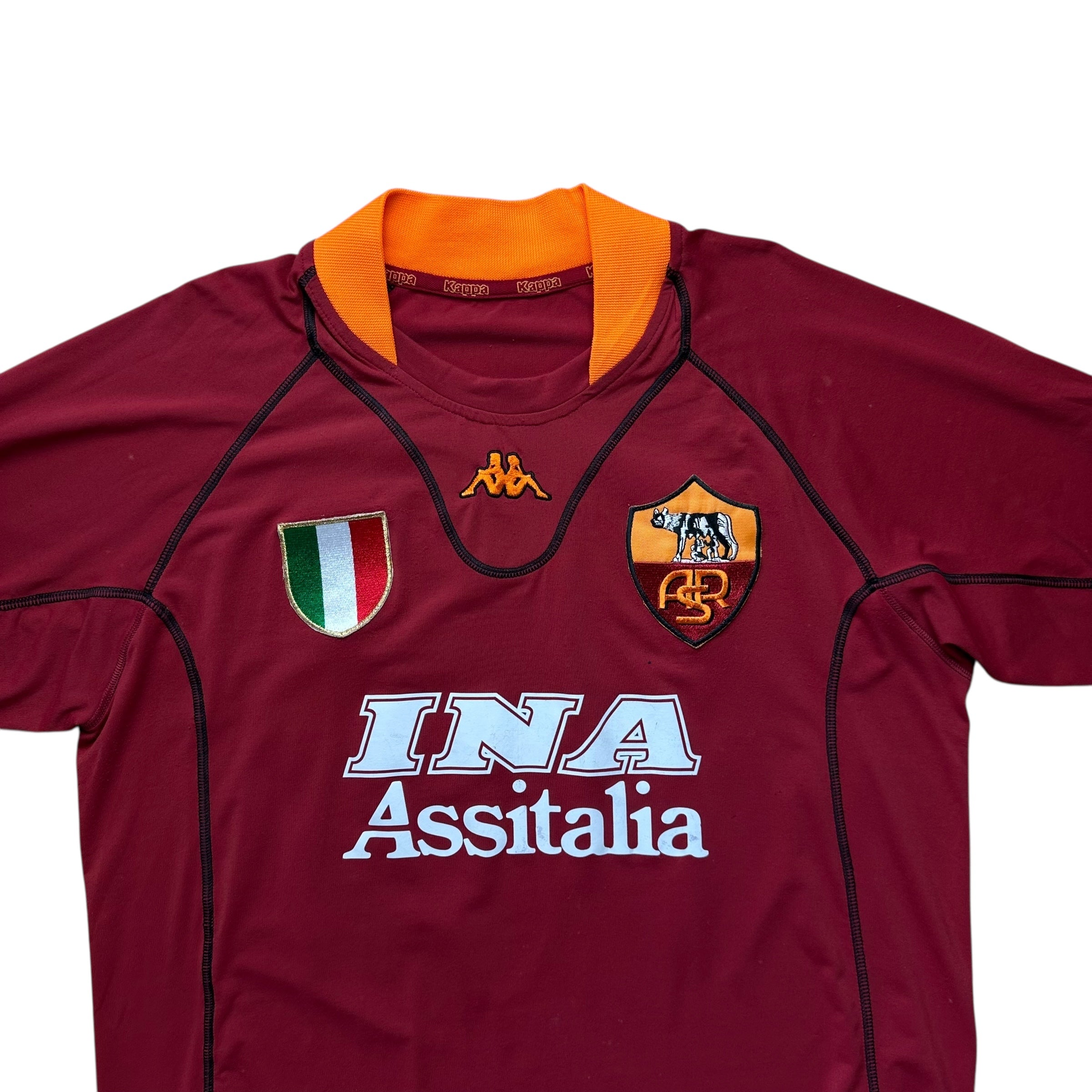 AS Roma 2001-02 Home Shirt (XXL) Totti #10